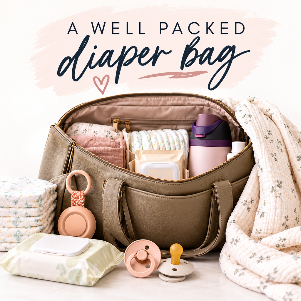 Diaper bag essentials: what to actually pack