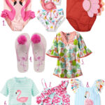 Adorable Flamingo and Shark Swimwear
