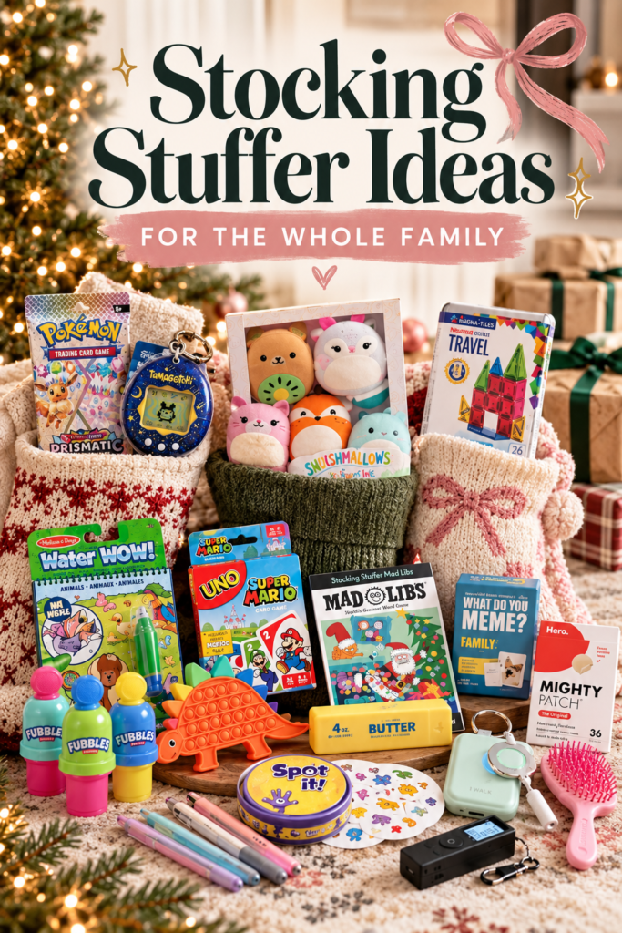 Stocking stuffer ideas for the whole family